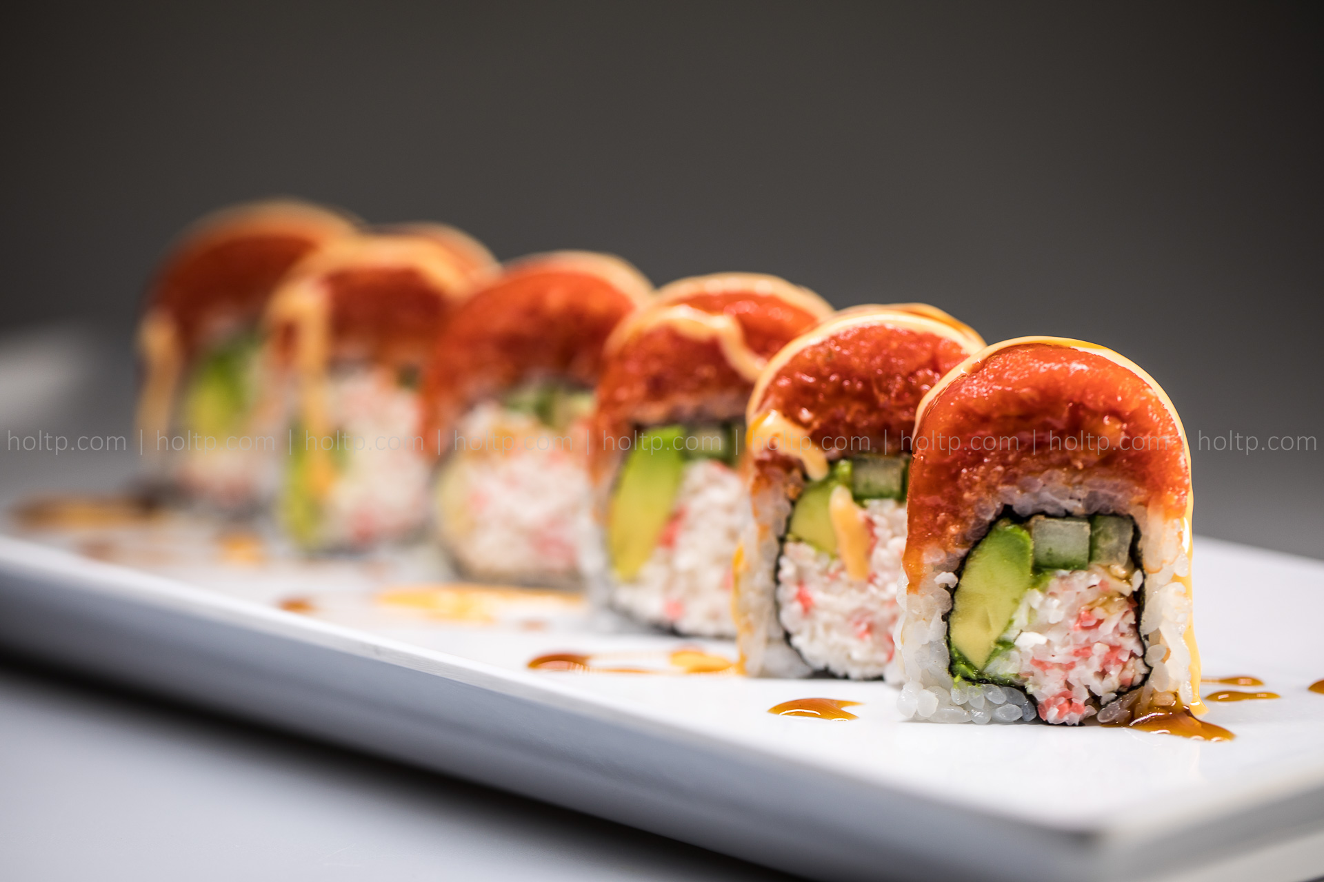 Sushi Rolls Restaurant Food Photography Holt Photographic